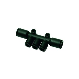 Raccord instantané multi-Té inégal d'alimentation avec fixation 3304