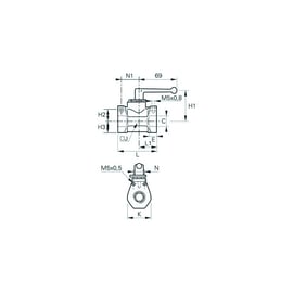 Robinet vanne haute pression 4402