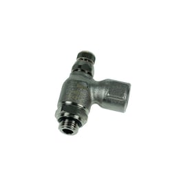 Régleur de débit à l'échappement 7110 - laiton nickelé - G1/4
