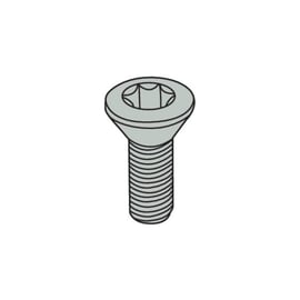 Vis pour porte-plaquettes C-TP - T08P - M2,5 - Longueur : 5,5 mm