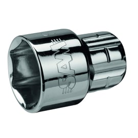 Douille traversante 1/2" 6 pans SHS 13 mm