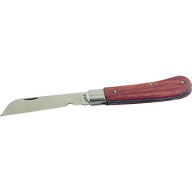 Couteau dénude-câbles pour électricien avec manche bois - 100 mm