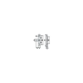 Batteuse en applique fouillot de 4 mm réversible