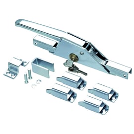 Crémone à levier 682 condamnable par cylindre zinguée