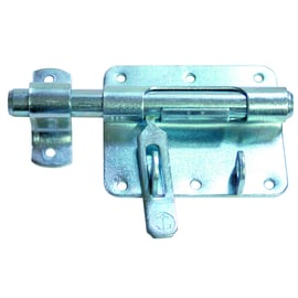 Verrou de box avec porte cadenas acier