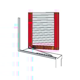 Arrêt de volet battant 1300