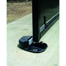 Sabot de portail STOP PORTAIL composite à visser noir