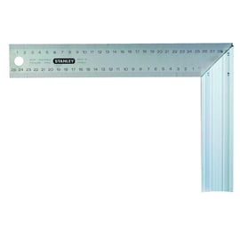 Équerre de menuisier à talon en aluminium et lame en inox