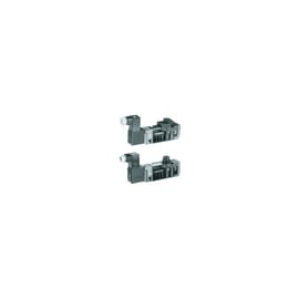 Distributeur electropneumatique à tiroir série 520 - 3/2 NF - orifice 1-3 : à applique / orifice 2 : 6 mm - 24 VDC