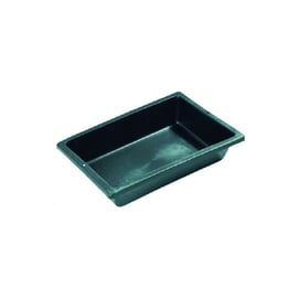 Auge plastique 3 Litres 320 x 220 x 65 mm noir