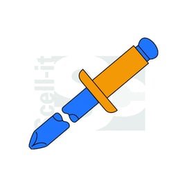 Rivet aveugle tête plate cuivre/Acier CCD