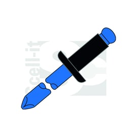 Rivet aveugle tête plate aluminium/acier Noir ABD