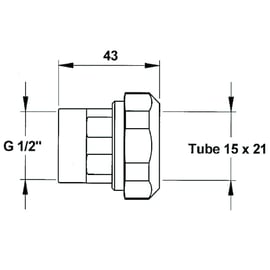 Manchon de réparation simple