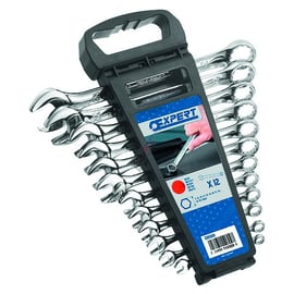 Rack de 12 clés mixtes de 7 à 24 mm