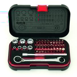 Coffret de douilles et d'embouts de vissage XS Box 1/4" - 39 pièces