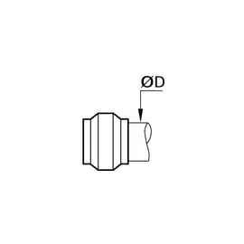 Bague d'étanchéité 0124 - laiton - D8 mm