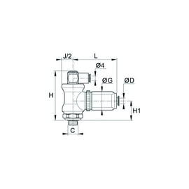 Raccord stop-vérin régleur de débit série 7883 - mâle - G1/8" - 6 mm - polymère technique - 7883 06 10