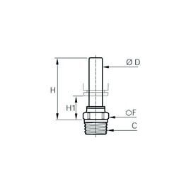 Adaptateur à tige droite série 3121