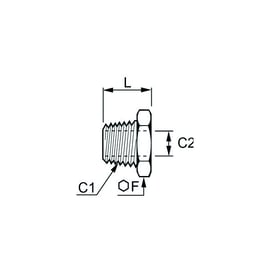 Adaptateur fileté série 0904