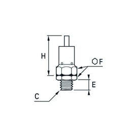 Soupape de sécurité 0630 - G1/4 - laiton