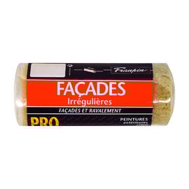 Manchon à peindre professionnel pour rouleau spécial façades irrégulières - 180 mm