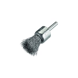Brosse pinceau sur tige pour perceuses électriques - fil acier