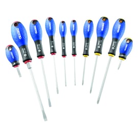 Jeu de 10 tournevis Plat et Phillips®