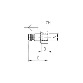 Embout femelle pour coupleur 212