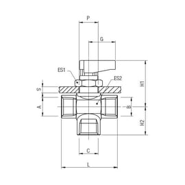 Vanne à bille série 6700