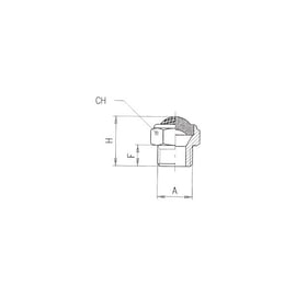 Silencieux d'échappement 7020 - acier inoxydable 304 - 1/2