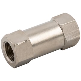 Clapet anti-retour femelle/femelle série 06062 - G1/4" - laiton nickelé - 06062 1/4