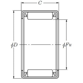 Douille à aiguille ouverte HK