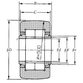 Galet de roulement NUTR