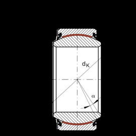 Rotule lisse radiale série GE UK