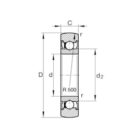 Galet à billes série LR2
