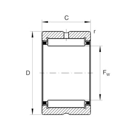 Roulement à aiguilles série NK