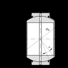 Rotule radiale série GE FO-2RS