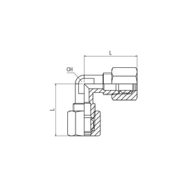 Raccord à compression équerre