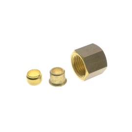 Raccord à compression réduction 13600 - 6 mm - 8 mm - laiton - droit