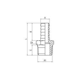 Douille annelée série 3040