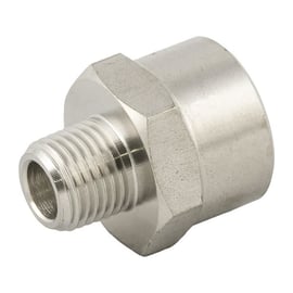Grossisseur mâle conique/femelle cylindrique 62040 - acier inoxydable 316L - 3/8 - 1/2