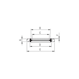 Rondelle joint bi-matière série 1613