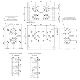 Embase multiple CETOP 3 NG6 série EM…Y