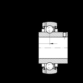 Roulement pour palier auto-aligneur série GYE-XL-KRR-B - Diamètre intérieur : 50 mm - Diamètre extérieur : 90 mm
