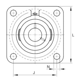 Palier complet auto-aligneur applique RCJY