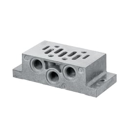 Embase simple raccords filetés latéraux