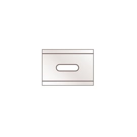 Lame industrielle n°92043 acier pour couteaux de sécurité en boîte de 10