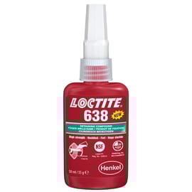 Colle anaérobie 638 pour fixations des assemblages - 50 ml