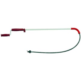 Déboucheur à main WC télescopique à canne - Distance maxi d'intervention 80 cm