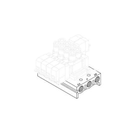 Embase multiple SS5Y5 - G1/4 - 2 stations